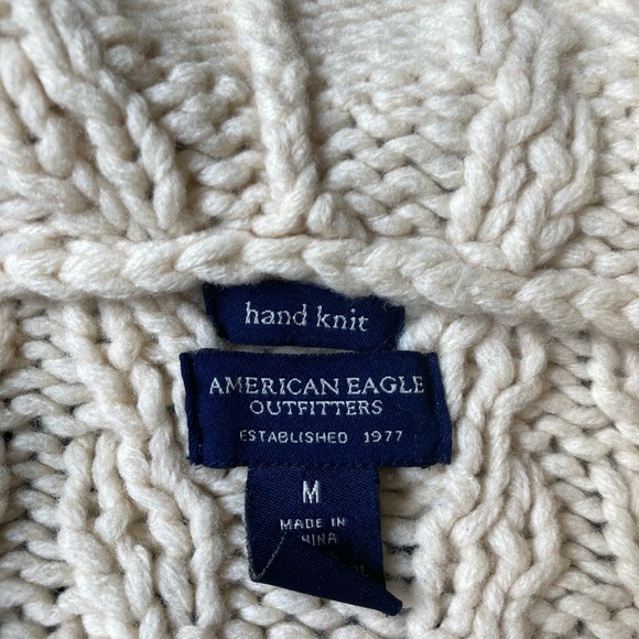 Vintage hand knit American eagle sweater - Picture 4 of 10